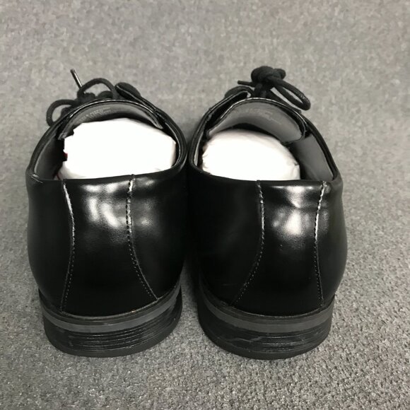 Kenneth Cole Reaction Black Lace Up Moc Toe Settle Oxfords Dress Shoes Mens 11 - Picture 5 of 6